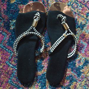 Black & White Mossimo Slides
